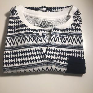 Aztec print men's tee